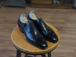 ARIEL FIDDLEBACK | BLACK BALMORAL OXFORD