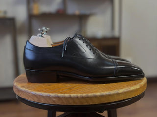 ARIEL FIDDLEBACK | BLACK BALMORAL OXFORD