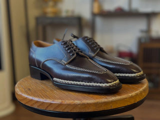 BRETT FIDDLEBACK | BROWN LEATHER STICHING DERBY