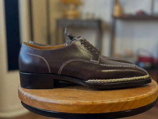 BRETT FIDDLEBACK | BROWN LEATHER STICHING DERBY