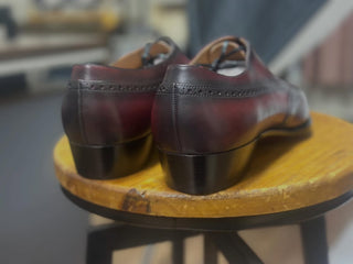ZYLO FIDDLEBACK | BURGUNDY WINGTIP OXFORDS