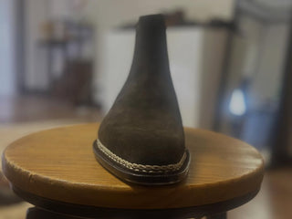 ALBUS FIDDLEBACK | BROWN SUEDE CHELSEA BOOTS