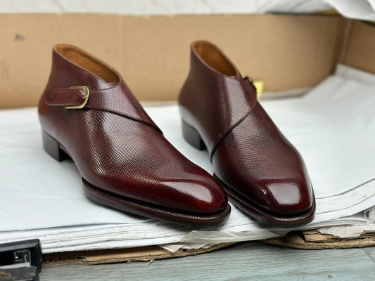 Kennedy - SINGLE MONK ANKLE BOOTS