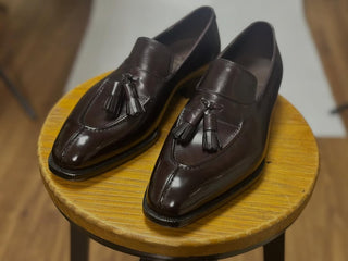 EDDARD FIDDLEBACK | BROWN TASSEL LOAFER