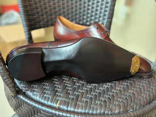 LEONE FIDDLEBACK | RED BROWN LEATHER DERBY