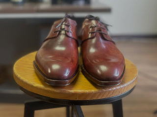 RUBINO FIDDLEBACK | RED BROWN PATINA DERBY
