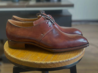 RUBINO FIDDLEBACK | RED BROWN PATINA DERBY