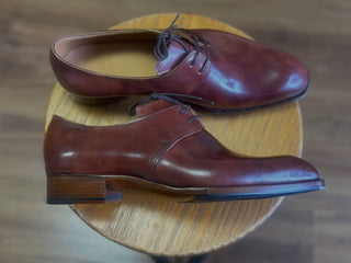 RUBINO FIDDLEBACK | RED BROWN PATINA DERBY