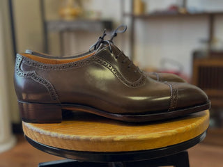 ZACH - BROWN LEATHER LACEUPS