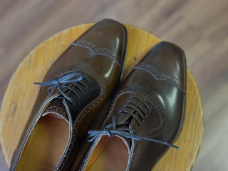 ZACH - BROWN LEATHER LACEUPS
