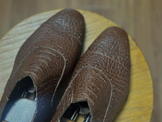 CLAUDIUS FIDDLEBACK | BROWN LEATHER LACE UPS