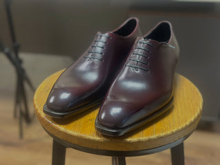 DARK BURGUNDY WHOLE CUT OXFORDS