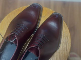 DARK BURGUNDY WHOLE CUT OXFORDS