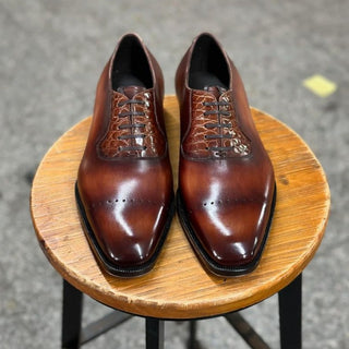 CROCO - EMBROSED LUXE OXFORDS