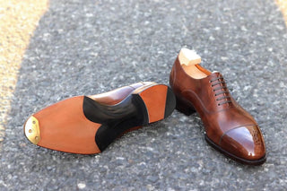 SILVIO FIDDLEBACK | TAN LEATHER LACEUPS