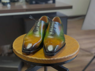 LUMINO FIDDLEBACK | PATINA WHOLE CUT LACEUPS