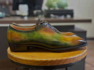 LUMINO FIDDLEBACK | PATINA WHOLE CUT LACEUPS