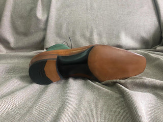 BARRY FIDDLEBACK | GREEN & TAN LACES BOOTS