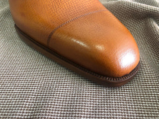 BARRY - GREEN & TAN BALMORAL BOOTS