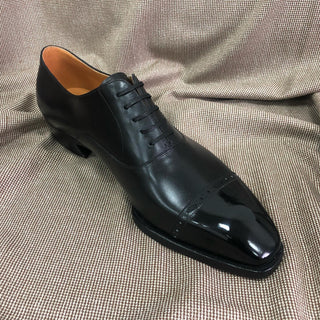 ALDO FIDDLEBACK | BLACK CAP TOE OXFORD