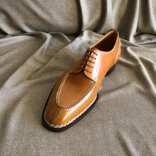 CEDRIC - TAN LEATHER SPLIT TOE DERBY