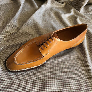 CEDRIC - TAN LEATHER SPLIT TOE DERBY