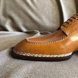 CEDRIC - TAN LEATHER SPLIT TOE DERBY