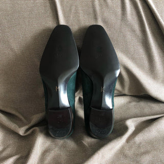 CARSON FIDDLEBACK | GREEN SUEDE SLIP-ON LOAFERS