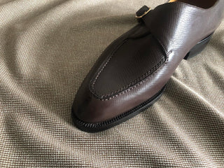 CANNON - BROWN LEATHER SINGLE MONK STRAP