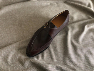 CAMILO - RED BROWN SPLIT TOE SINGLE MONK