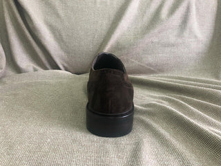 BERNARD - DARK BROWN SUEDE BROGUE LACEUPS