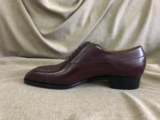 BENSON FIDDLEBACK | BURGUNDY LEATHER LACEUPS