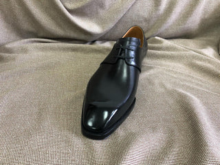 BENEDICT - BLACK SQUARE TOE DERBY LACEUPS