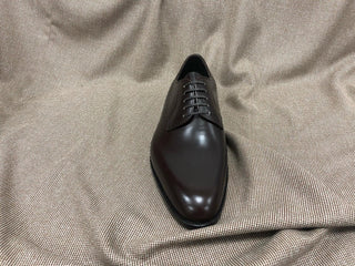 BASTIAN - DARK BROWN LEATHER DERBY LACEUPS