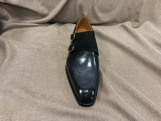 AURELIO FIDDLEBACK | BLUE LEATHER DOUBLE MONK