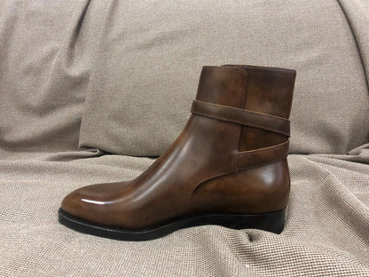 ARVIN - LIGHT BROWN JODHPUR BOOTS