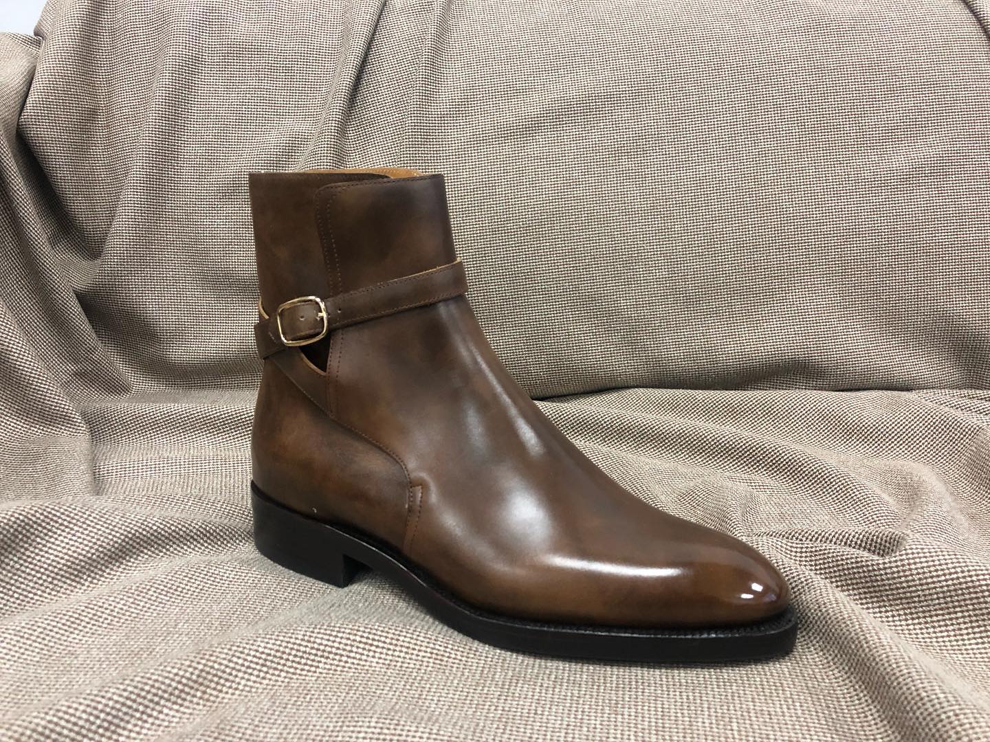 ARVIN - LIGHT BROWN JODHPUR BOOTS