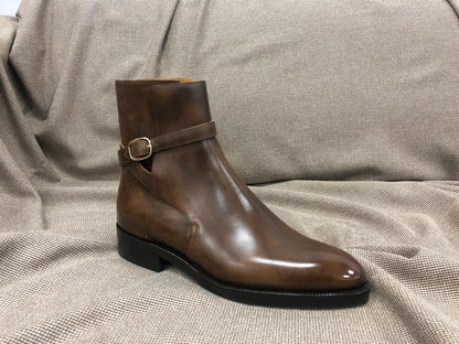 ARVIN - LIGHT BROWN JODHPUR BOOTS