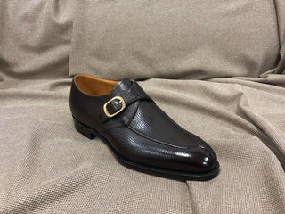 ARMAN - BROWN LEATHER SPLIT TOE SINGLE MONK