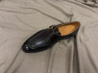 ARMAN - BROWN LEATHER SPLIT TOE SINGLE MONK