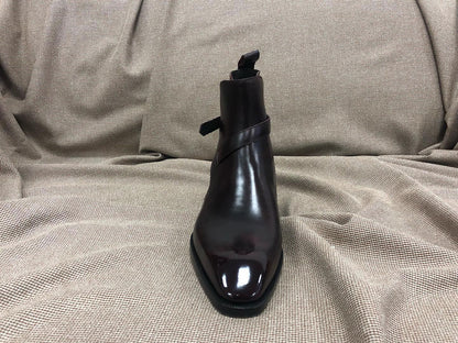 ARLO - BROWN LEATHER JODHPUR BOOTS