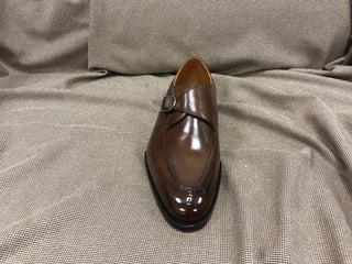 ARIEL - COGNAC BROWN SPLIT TOE SINGLE MONK