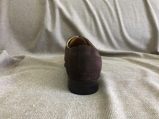 ANTON - DARK BROWN SUEDE SPLIT TOE DERBY