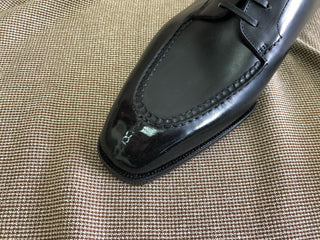 AMOSON - BLACK SLPIT TOE DERBY LACEUPS