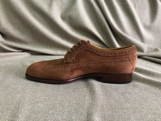 AMBROSE - SNUFF BROWN WINGTIP DERBY LACEUPS