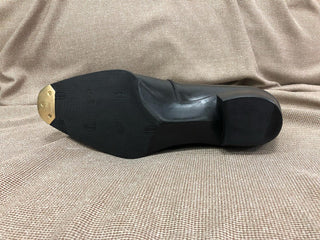 ALONSO FIDDLEBACK | BLACK LEATHER SINGLE MONK