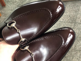 ALLEN - BROWN METAL BUCKLES LOAFERS
