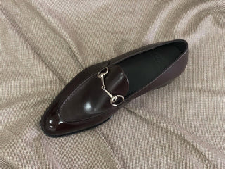 ALLEN - BROWN METAL BUCKLES LOAFERS