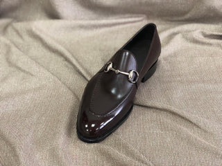 ALLEN - BROWN METAL BUCKLES LOAFERS