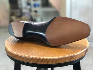 TRAVIS  IN FIDDLEBACK | BROWN CAP TOE LACEUPS